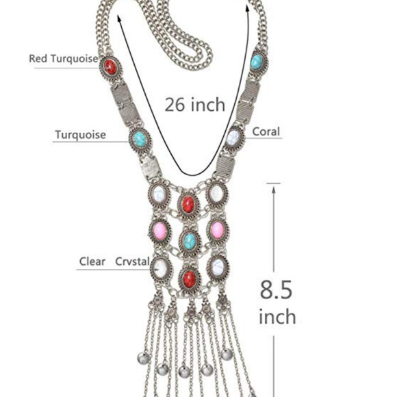 Classical bohemian style necklace - Picture 4 of 6